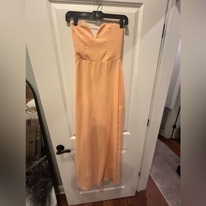 Light orange strapless dress: Shona Joy
Retail Price: $300
Size: 2